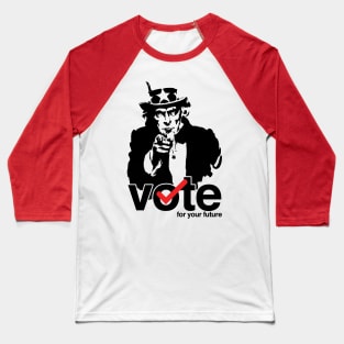 Ask Me How To Register To Vote Baseball T-Shirt